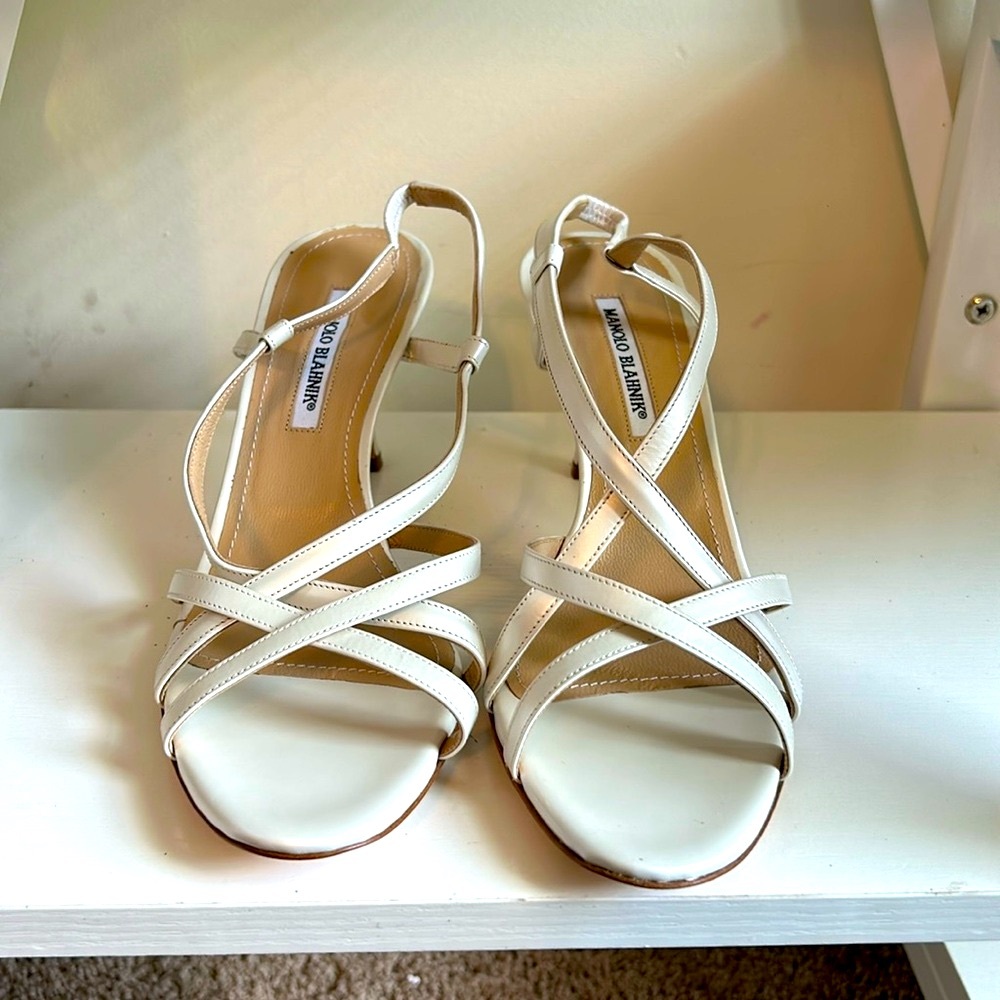 Manolo Blahnik Strap Heels